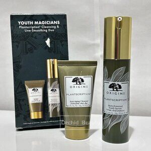 New Origins Youth Magicians Plantscription Anti-aging cleaner & Youth serum set